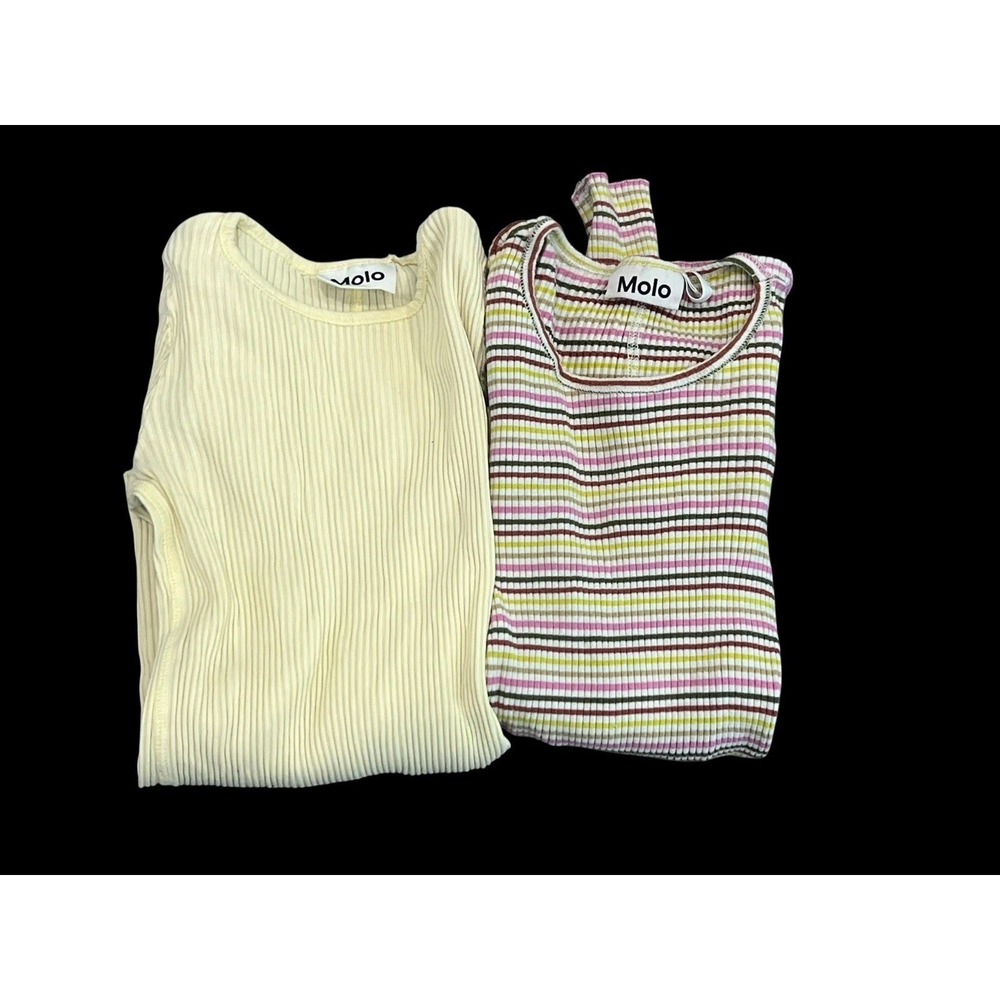 GIRL'S MOLO LONG SLEEVE RIBBED TEE T SHIRT ROCHELLE LOT BACK TO SCHOOL 13-14
